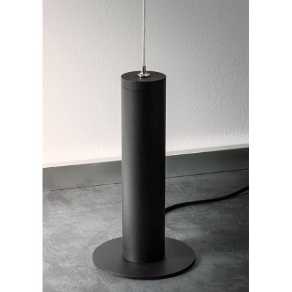 Redo 01-2695 - LED Dimbar golvlampa PICAS LED/12W/230V svart