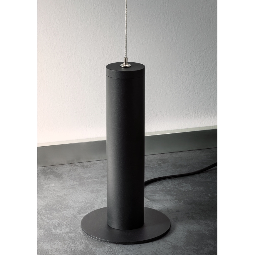 Redo 01-2695 - LED Dimbar golvlampa PICAS LED/12W/230V svart