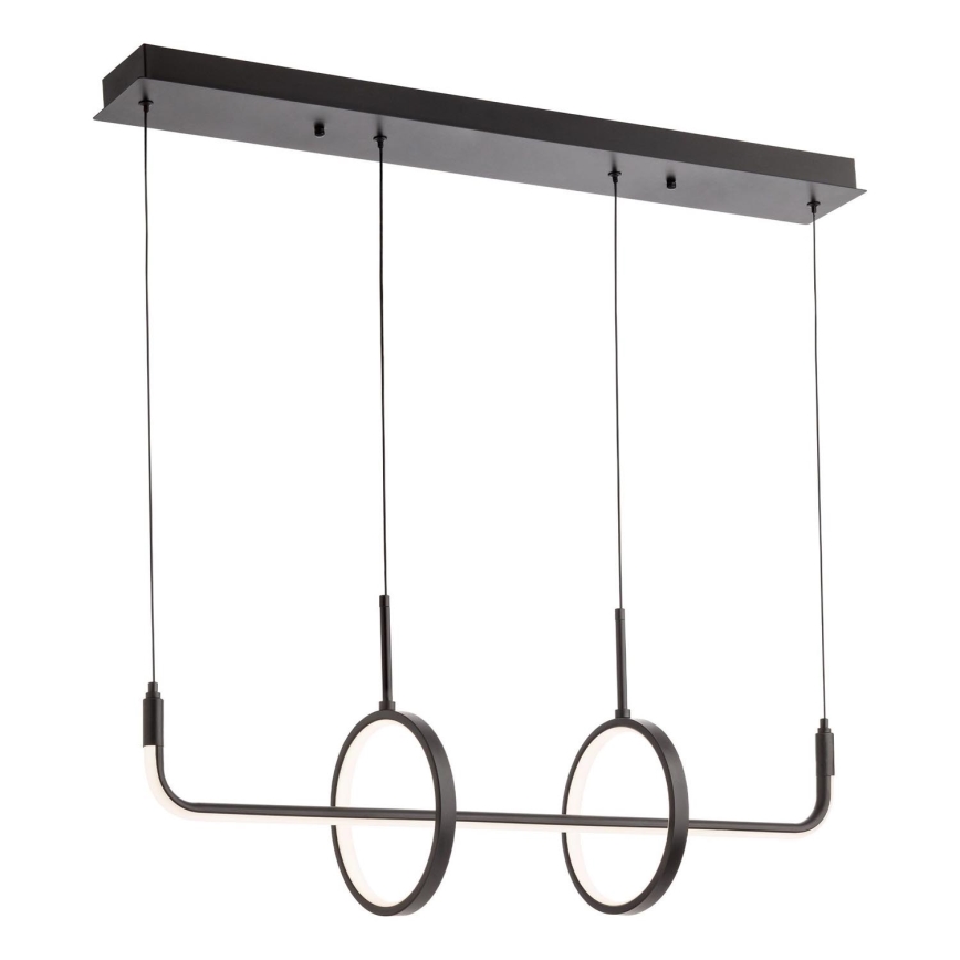Redo 01-2705 - LED-pendel på vajer OLIMP LED/40W/230V 3000/4000/6500K svart