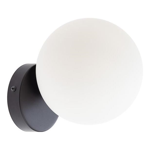Redo 01-2714 - Vägglampa VOLLEY 1xE14/28W/230V svart