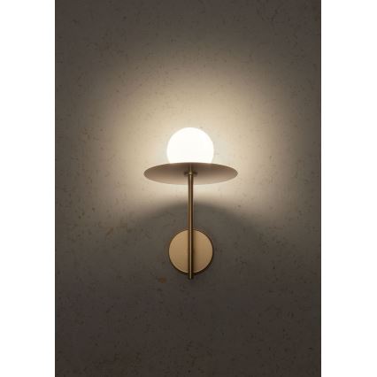 Redo 01-2725 - Vägglampa PLATO 1xG9/10W/230V guld