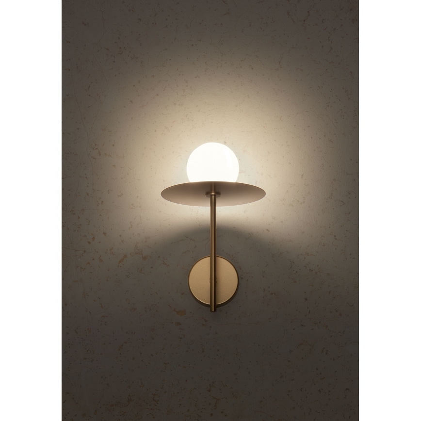 Redo 01-2725 - Vägglampa PLATO 1xG9/10W/230V guld