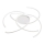 Redo 01-2748 - LED Dimbar taklampa ALIEN LED/75W/230V 3000K diameter 90 cm vit