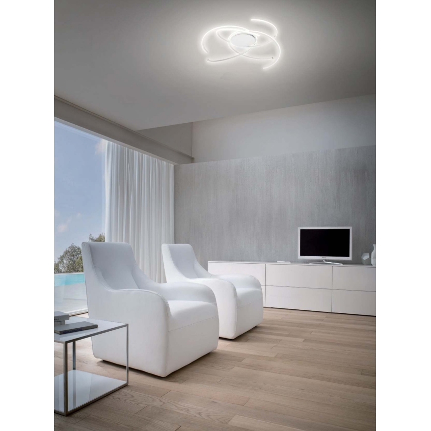 Redo 01-2748 - LED Dimbar taklampa ALIEN LED/75W/230V 3000K diameter 90 cm vit