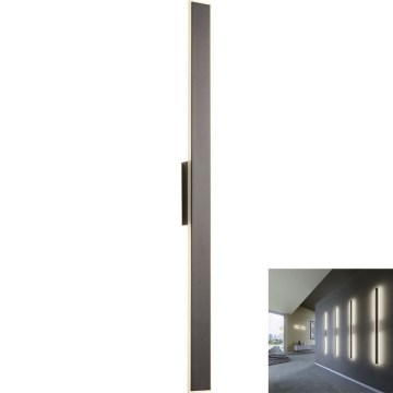 Redo 01-2769 - LED väggbelysning WAPI LED/23W/230V 90,5 cm svart