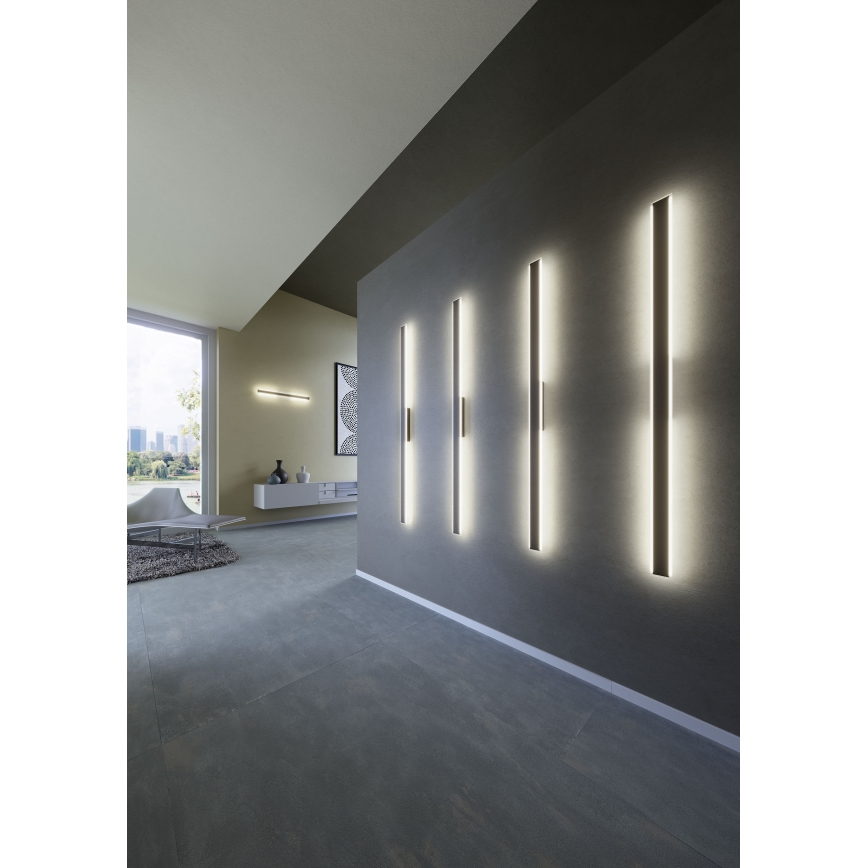 Redo 01-2771 - LED väggbelysning WAPI LED/30W/230V 119 cm svart