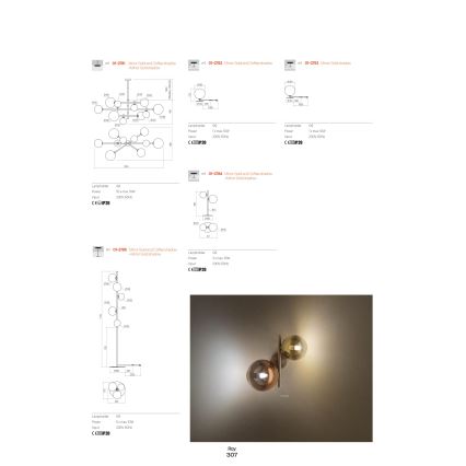 Redo 01-2784 - Bordslampa ROY 2xG9/10W/230V