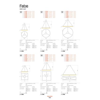 Redo 01-2837 - LED ljusreglerad vägglampa FEBE LED/24W/230V svart
