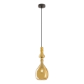 Redo 01-2937 - Pendellampa på sladd AMBIX 1xE27/42W/230V Ø 18 cm, guldfinish