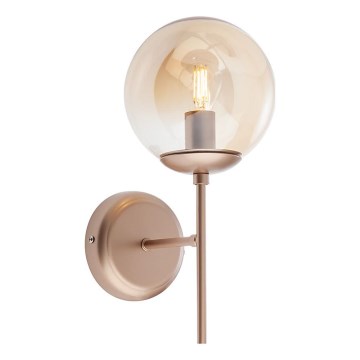 Redo 01-2942 - Vägglampa MUNDI 1xE14/28W/230V koppar
