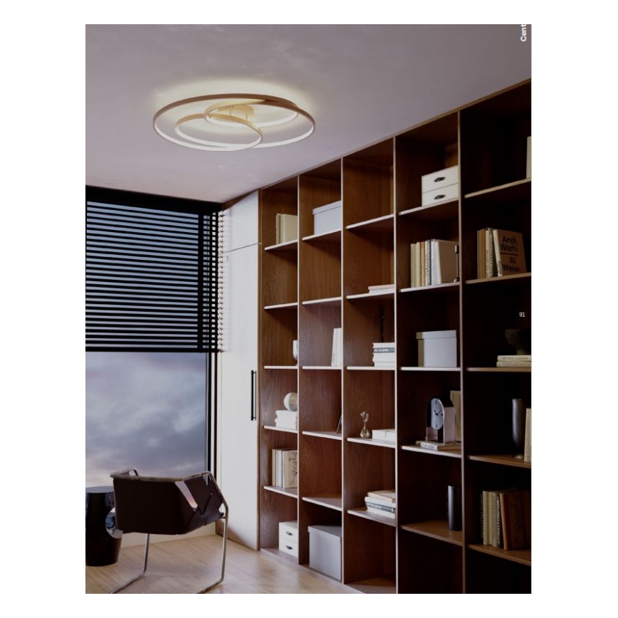 Redo 01-2973 - LED taklampa CENTRIX LED/92W/230V brons