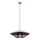 Redo 01-3009 - Hänglampa på kabel GRILL 1xE27/42W/230V Ø 49,5 cm svart/brun