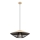 Redo 01-3011 - Pendel GRILL med vajer 1xE27/42W/230V Ø 49,5 cm svart/beige
