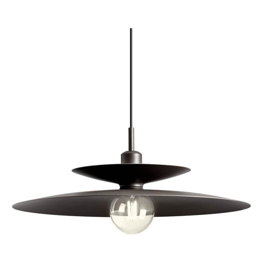 Redo 01-3051 - Takpendel med sladd GUNNAR 1xE27/42W/230V Ø 50 cm svart