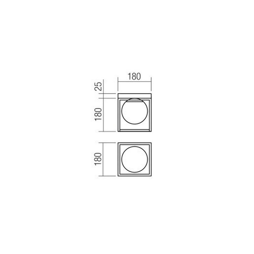 Redo 01-3053 - Taklampa ZODIAC 1xE14/28W/230V