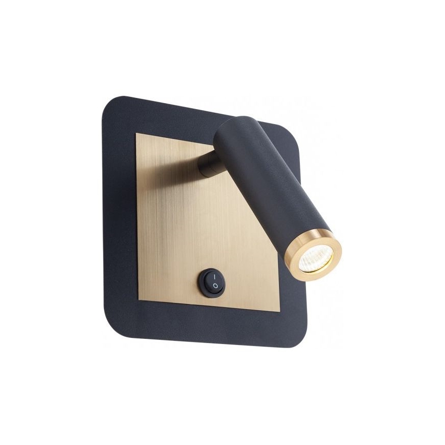 Redo 01-3092 - LED väggspotlight CLOSER LED/6W/230V svart