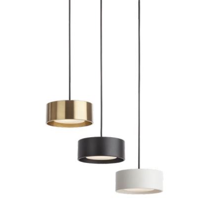 Redo 01-3099 - LED ljuskrona med textilsladd PUNKT LED/6W/230V diameter 15 cm vit