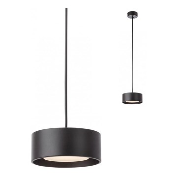 Redo 01-3101 - LED ljuskrona med textilsladd PUNKT LED/6W/230V diameter 15 cm svart