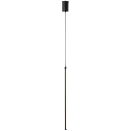 Redo 01-3116 - LED ljuskrona med textilsladd TABOO LED/9W/230V svart