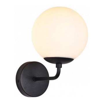 Redo 01-3148 - Vägglampa BOWLING 1xE27/42W/230V svart