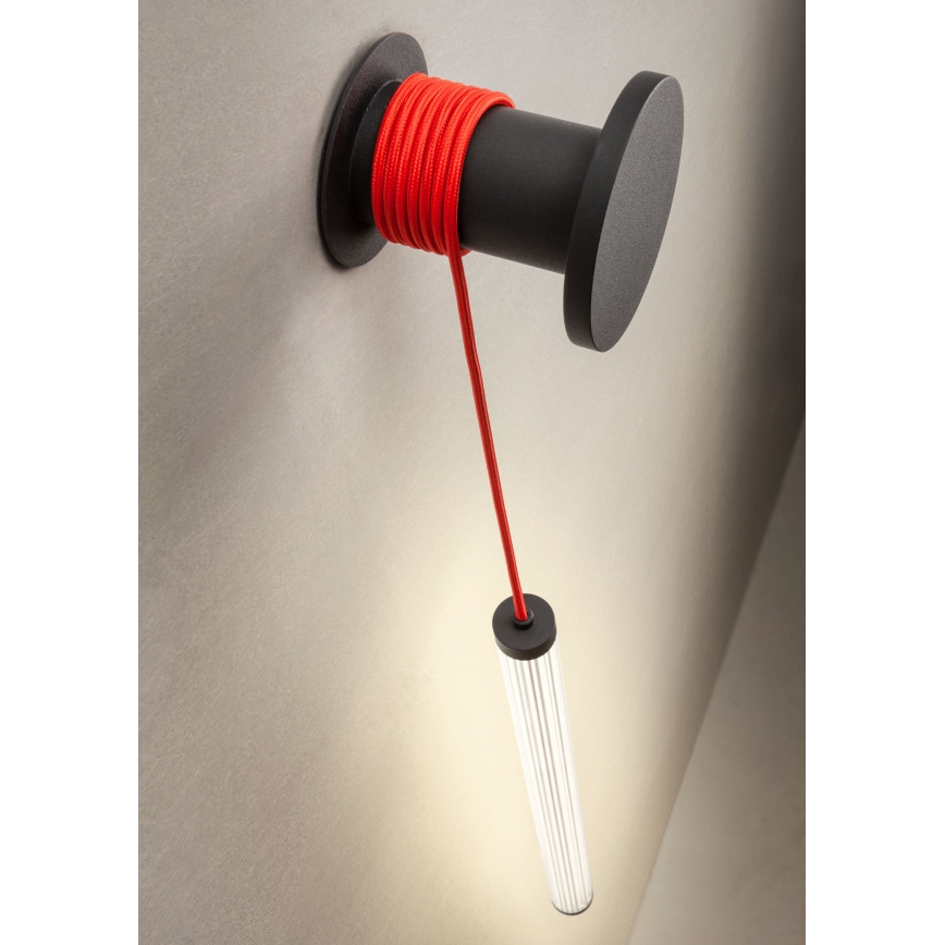Redo 01-3304 - LED dimbar vägglampa SWING LED/16W/230V 3000/4000K CRI 90 svart