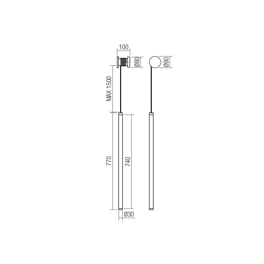 Redo 01-3304 - LED dimbar vägglampa SWING LED/16W/230V 3000/4000K CRI 90 svart