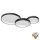 Redo 01-3375 - LED Dimbart takarmatur COMBI LED/72W/230V 3000/4000/6000K CRI98 svart