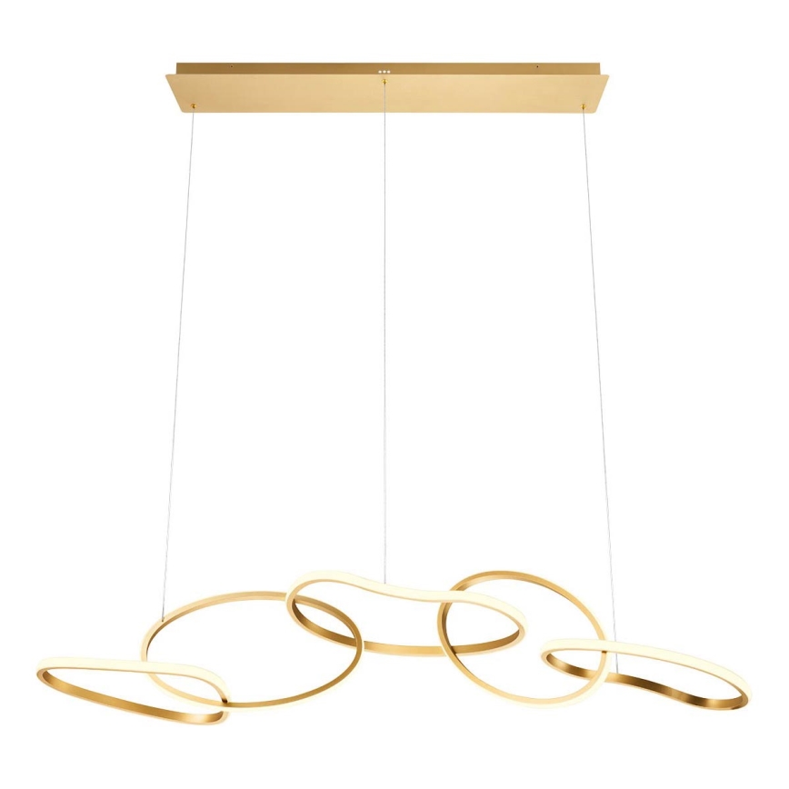 Redo 01-3392 - Dimmbar LED-pendellampa på kabel BIAS LED/120W/230V 3000/4500/6500K CRI 90 guld