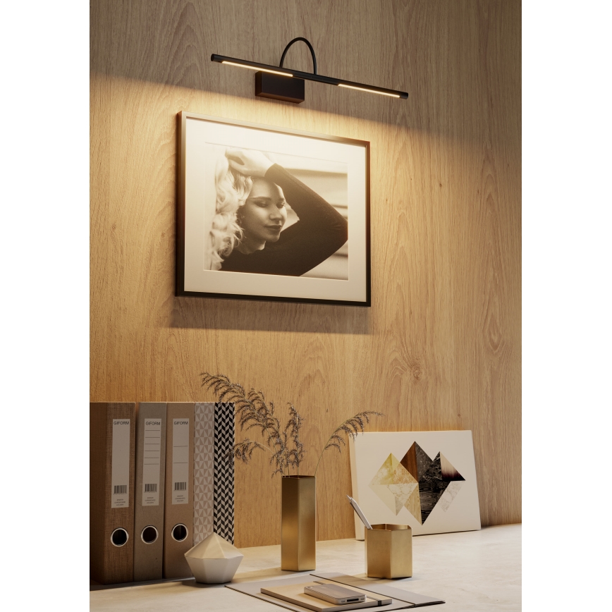 Redo 01-3467 - LED tavelbelysning KENDO LED/11W/230V 51,4 cm CRI 92 svart
