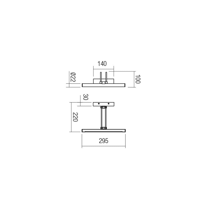 Redo 01-3472 - LED tavelbelysning IKON LED/7,3W/230V 29,5 cm CRI 92 mässing