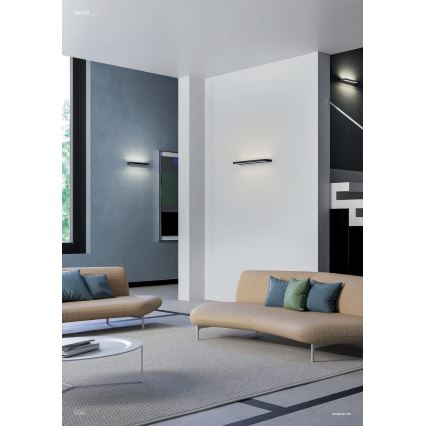 Redo 01-3553 - LED väggbelysning SEED LED/15W/230V svart