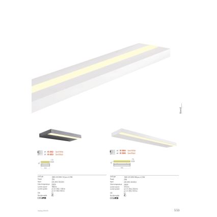 Redo 01-3553 - LED väggbelysning SEED LED/15W/230V svart
