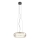 Redo 01-3592 - LED ljuskrona med textilsladd SOLERA LED/36W/230V diameter 45 cm CRI 93 3000/4000K grå