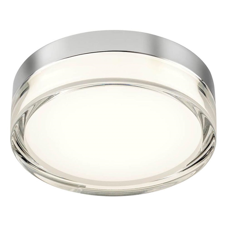 Redo 01-3725 - LED taklampa för badrum FRISBI LED/8W/230V diameter 15 cm CRI 90 IP44 skinande krom