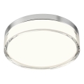 Redo 01-3727 - LED badrumstaklampa FRISBI LED/12W/230V Ø 23 cm CRI 90 3000/4000K IP44 blank krom