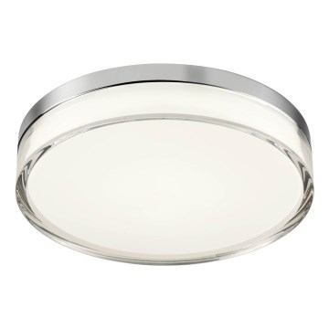 Redo 01-3728 - LED taklampa för badrum FRISBI LED/18W/230V diameter 28 cm CRI 90 3000/4000K IP44 skinande krom