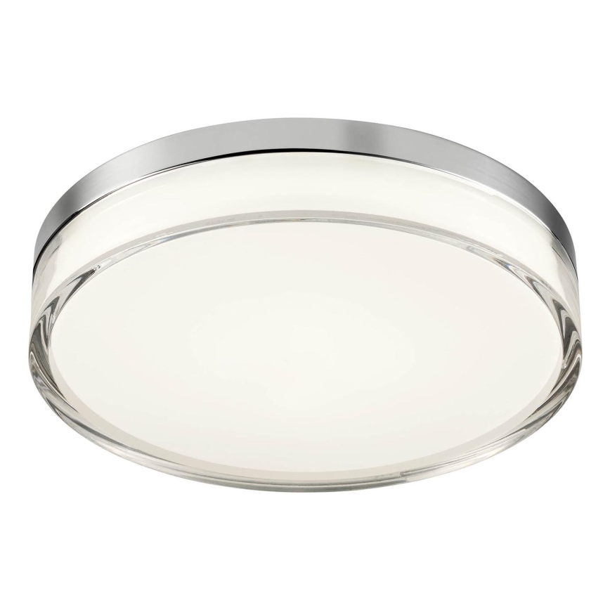 Redo 01-3728 - LED taklampa för badrum FRISBI LED/18W/230V diameter 28 cm CRI 90 3000/4000K IP44 skinande krom