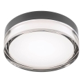 Redo 01-3733 - LED taklampa för badrum FRISBI LED/8W/230V diameter 15 cm CRI 90 IP44 svart