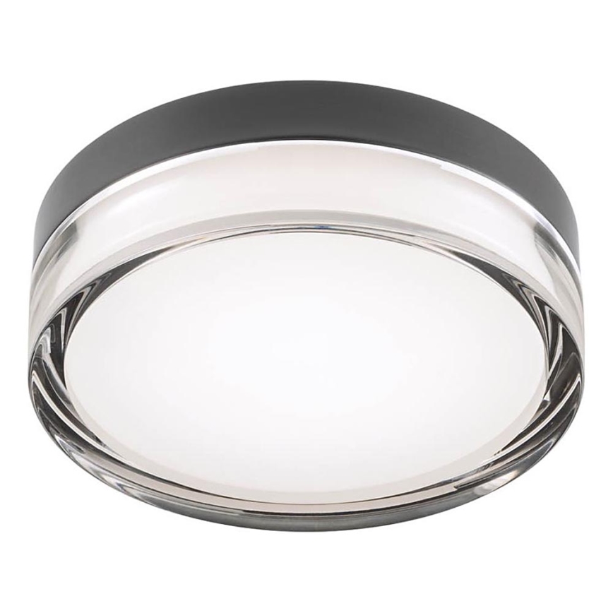Redo 01-3733 - LED taklampa för badrum FRISBI LED/8W/230V diameter 15 cm CRI 90 IP44 svart