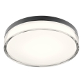 Redo 01-3736 - LED taklampa för badrum FRISBI LED/18W/230V diameter 28 cm CRI 90 3000/4000K IP44 svart