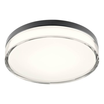 Redo 01-3736 - LED taklampa för badrum FRISBI LED/18W/230V diameter 28 cm CRI 90 3000/4000K IP44 svart