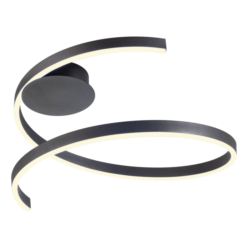 Redo 01-4012 - Dimbar LED-takarmatur SCROLL LED/38W/230V 3000K/4000K/6000K CRI 90 Ø 60 cm svart