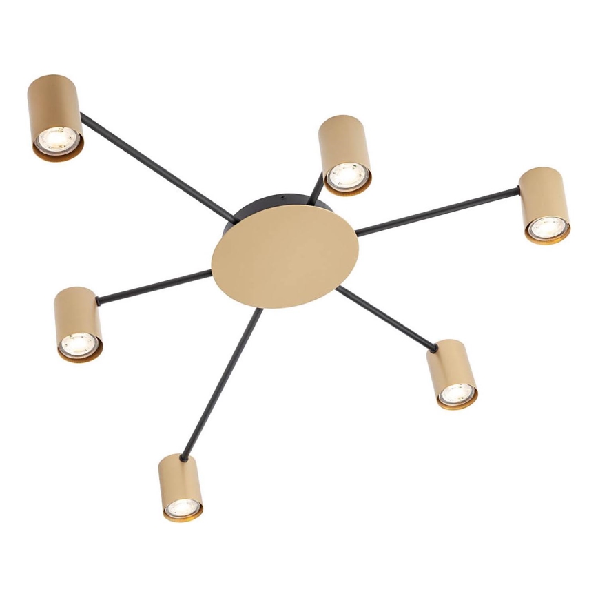 Redo 01-4051 - Spotlight NOA 6xGU10/10W/230V guld