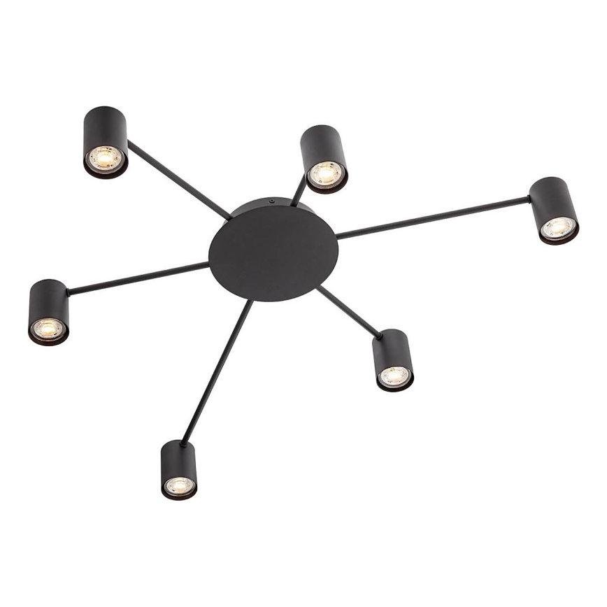 Redo 01-4052 - Spotlight NOA 6xGU10/10W/230V svart