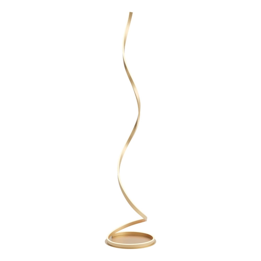 Redo 01-4282 - Dimbar LED-golvlampa SCROLL LED/30W/230V 3000K/4000K/6000K CRI 90 guldfärgad