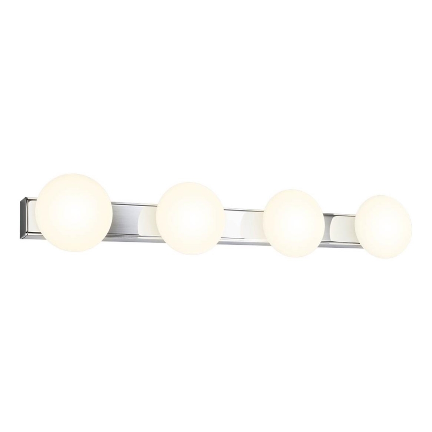 Redo 01-4309 - LED-badrumstaklampa OVUM 4xLED/5W/230V 3000/4000K CRI 90 IP44 vit/blank krom