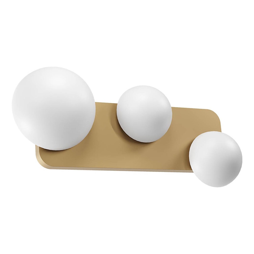 Redo 01-4329 - LED-vägglampa LUMIEN 3xLED/18W/230V 2700/3000K CRI 90 vit/guld