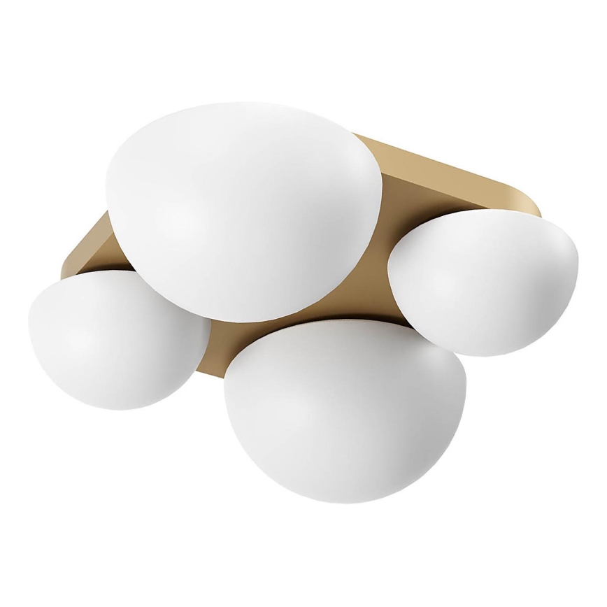 Redo 01-4332 - LED-taklampa LUMIEN 4xLED/26W/230V 2700/3000K CRI 90 vit/guld