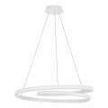 Redo 01-4363 - LED dimmbar pendellampa med vajerupphängning TORSION LED/60W/230V 2700/3000/4000K CRI 90 diameter 75,2 cm vit