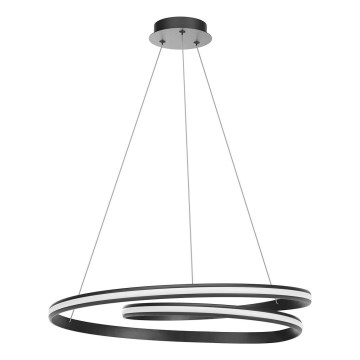 Redo 01-4365 - LED-dimmbar takpendel med wire TORSION LED/60W/230V 2700/3000/4000K CRI 90 Ø 75,2 cm svart